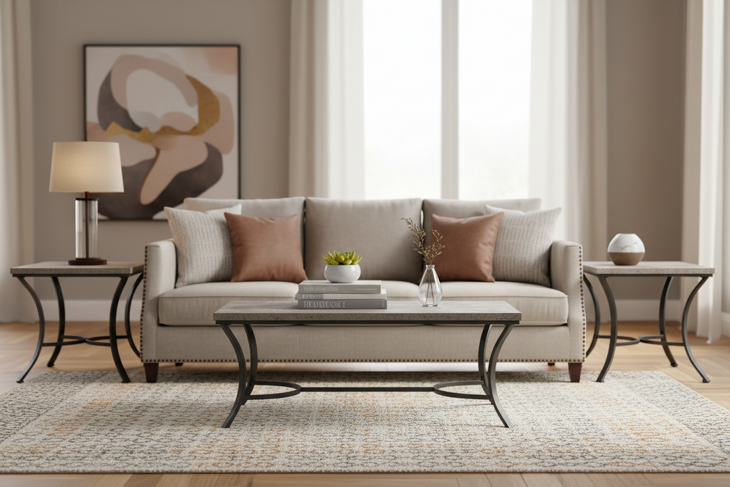 Buxton Coffee and 2 End Tables