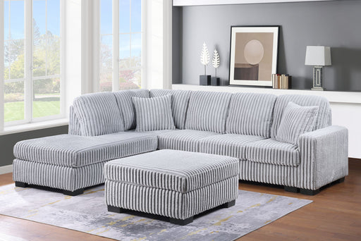 Camden Gray Reversible Sectional