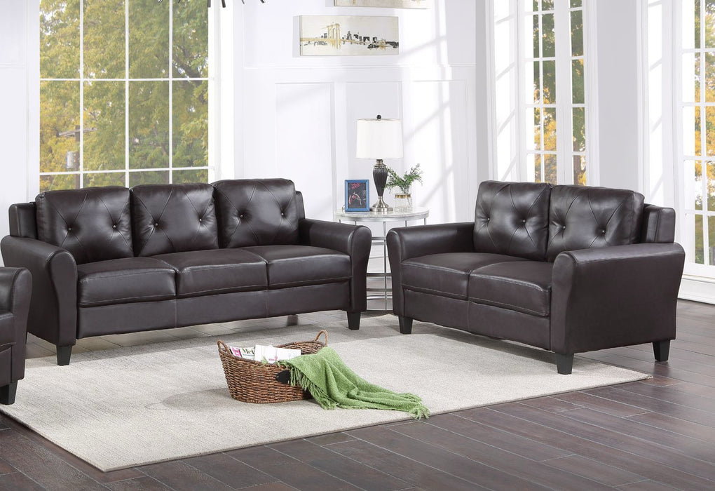 Heidi Brown Sofa Love