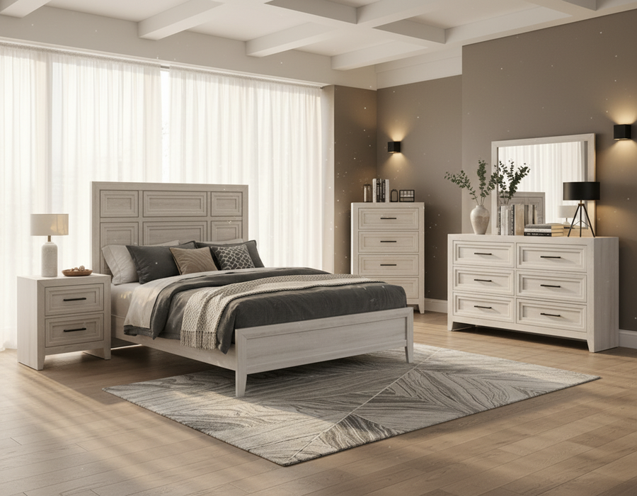 Giselle Dresser Mirror and Bed Select Your Size