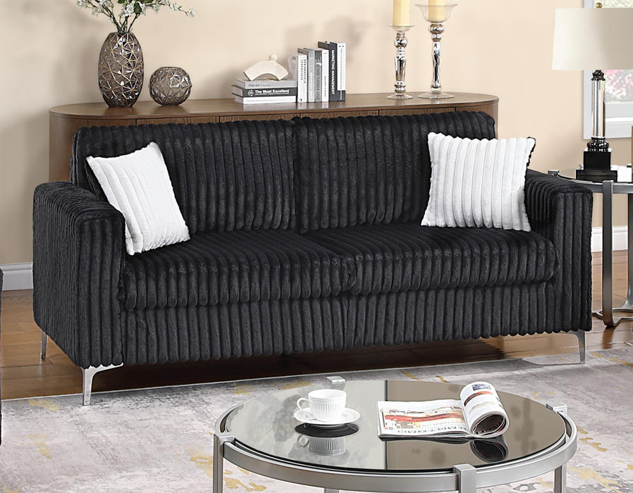 Lenora Black Sofa
