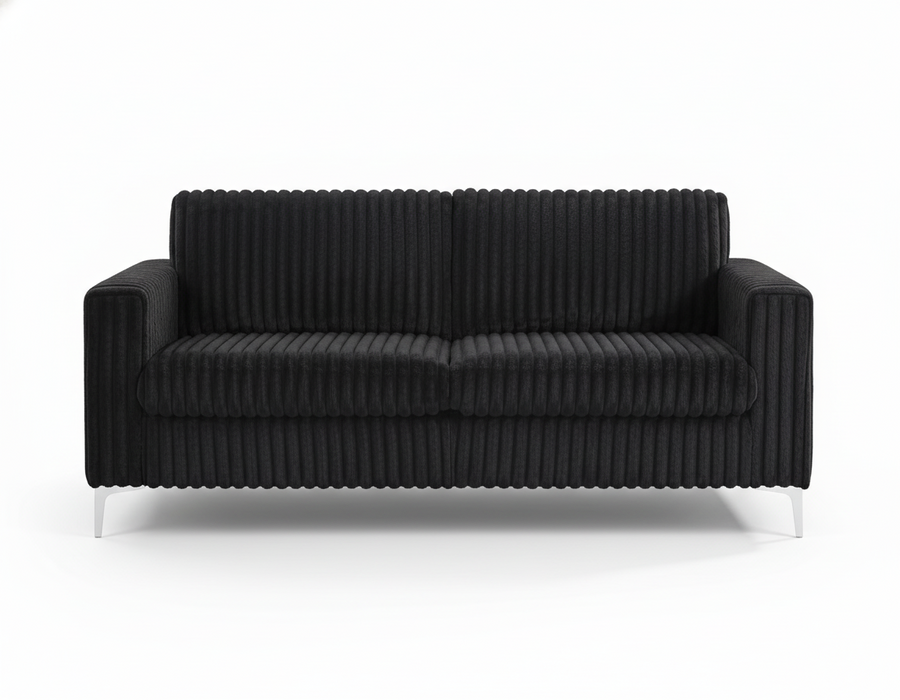 Lenora Black Sofa Love