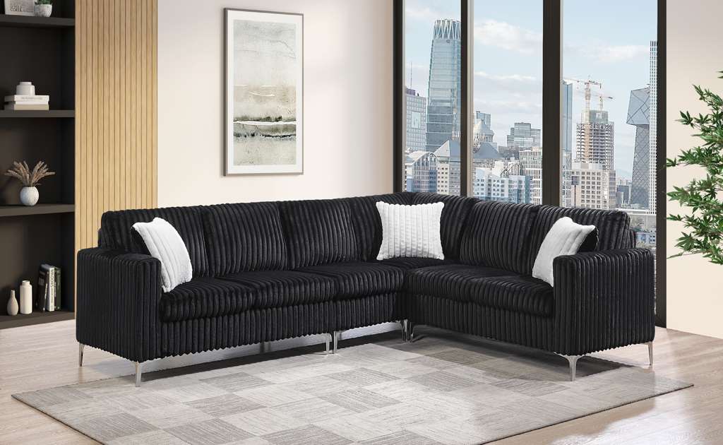 Papyrus Black Sectional