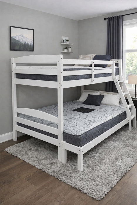 Deenie White Twin/Full Bunkbed