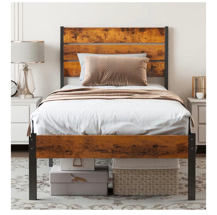 Sweetcrispy Twin Platform Bed Frame