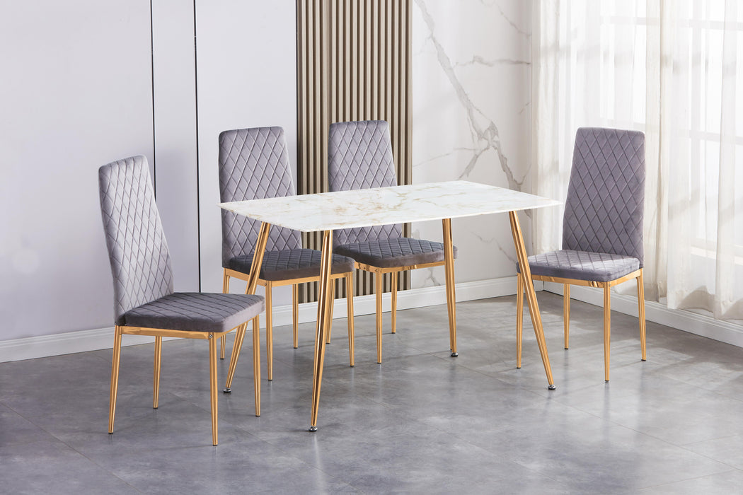 Weiz Table & 4 Chairs Choose Your Chair Color!!