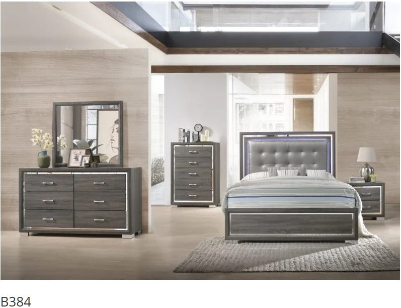Chantel Dresser Mirror Bed Choose Your Size
