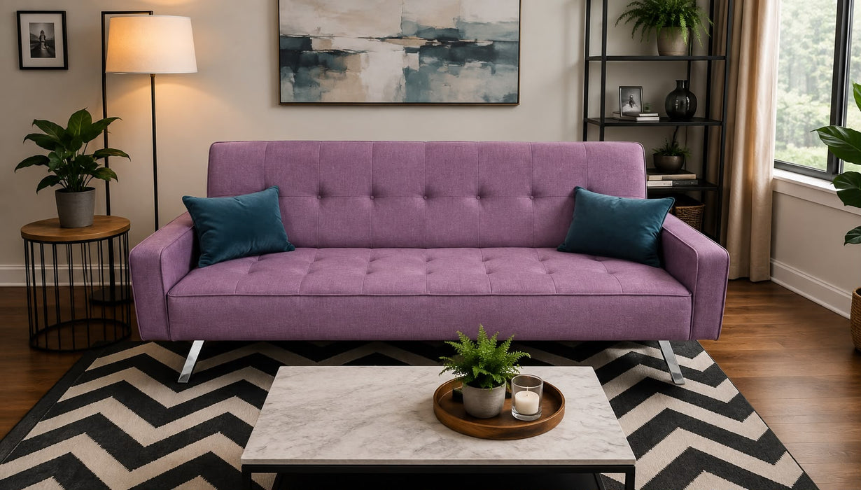 Carlos Click Clack Sofa Futon Choose Your Color!!