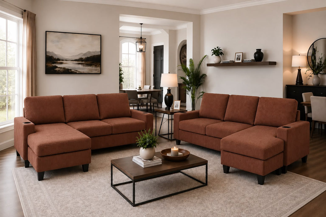 Jade 2-Piece Double Chaise Set