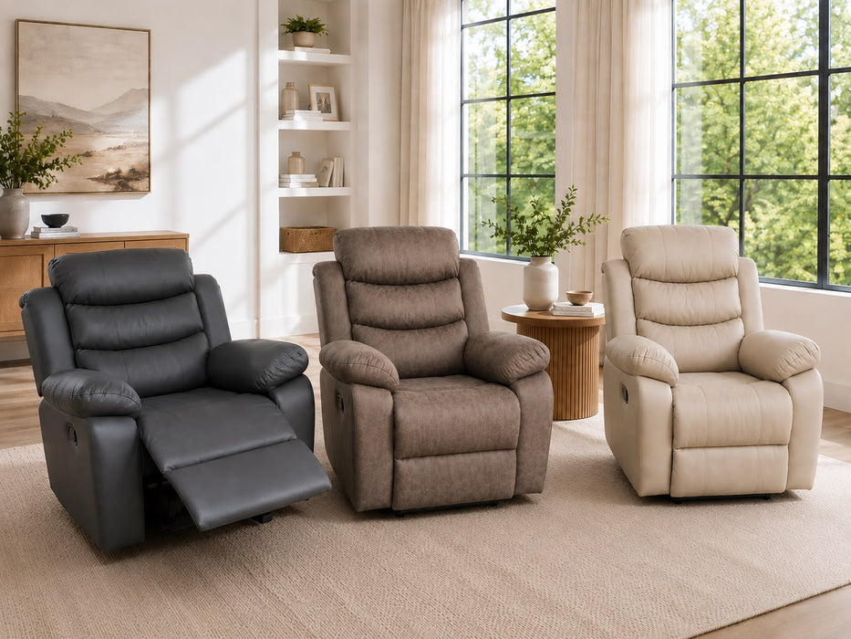 Canseco Recliner Choose Your Style!
