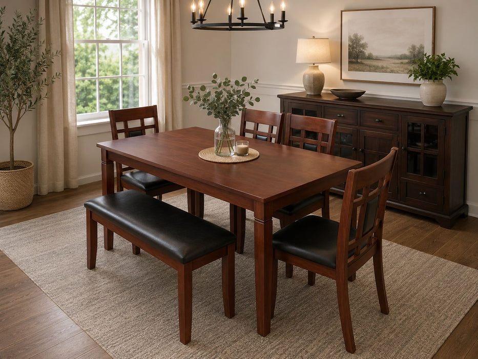 Yulia Table + 4 Chairs