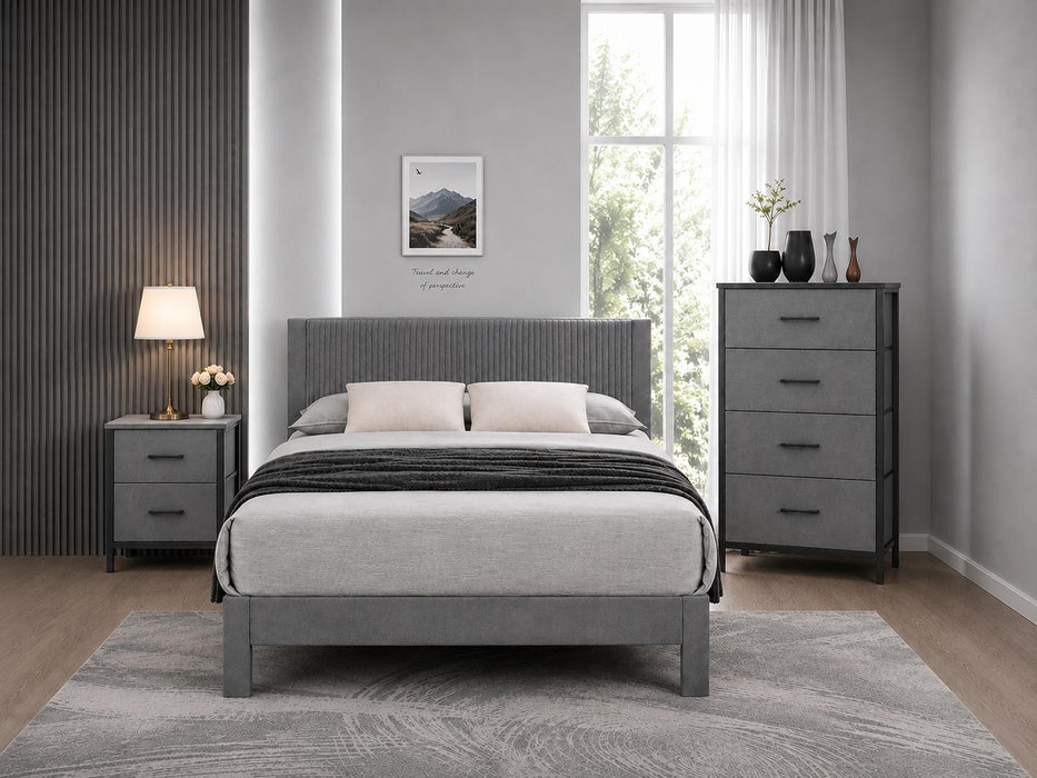 Jeremiah Bed with Tower Chest and Nighstand Choose Your Color and Size!!