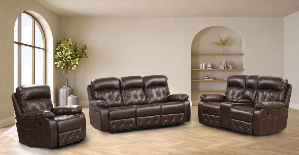 Aiden Reclining Sofa and Loveseat