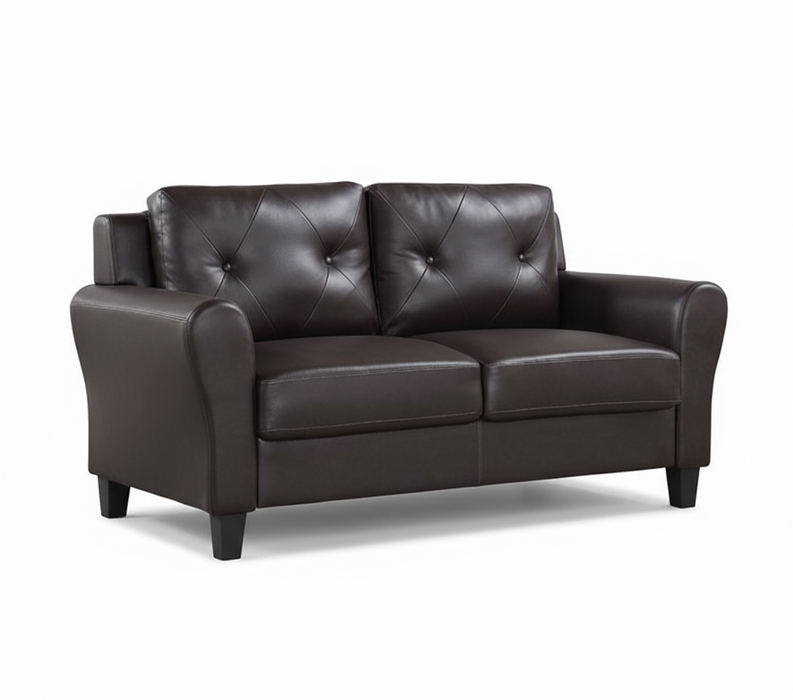 Heidi Brown Sofa Love