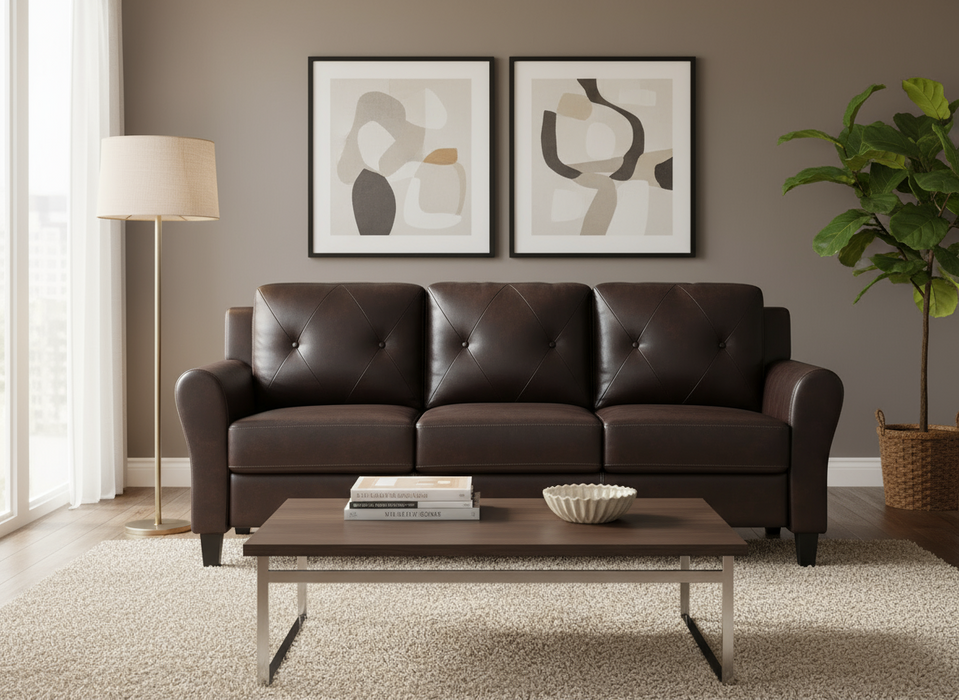 Heidi Brown Sofa