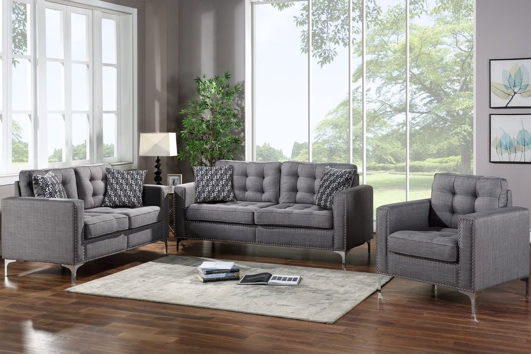 Mason Grey Sofa Love