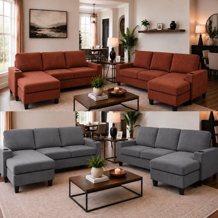 Jade 2-Piece Double Chaise Set