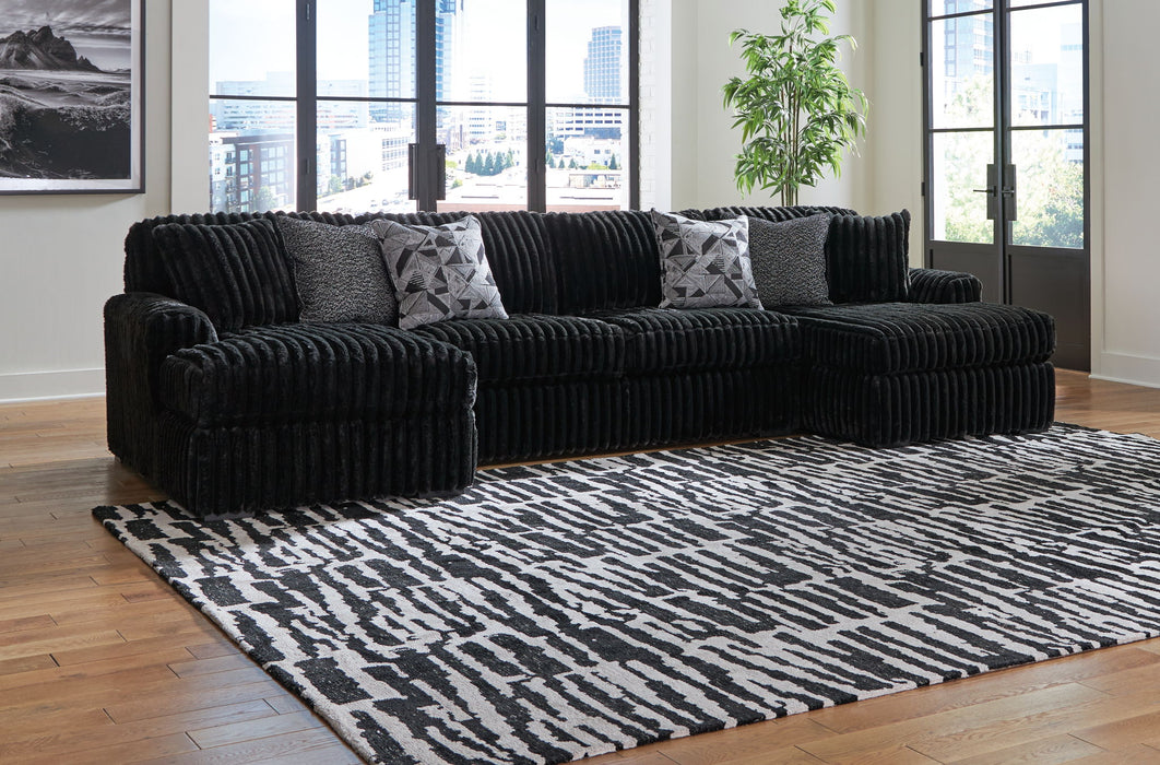 Midnight-Madness - Sectional Set | Price Busters Furniture