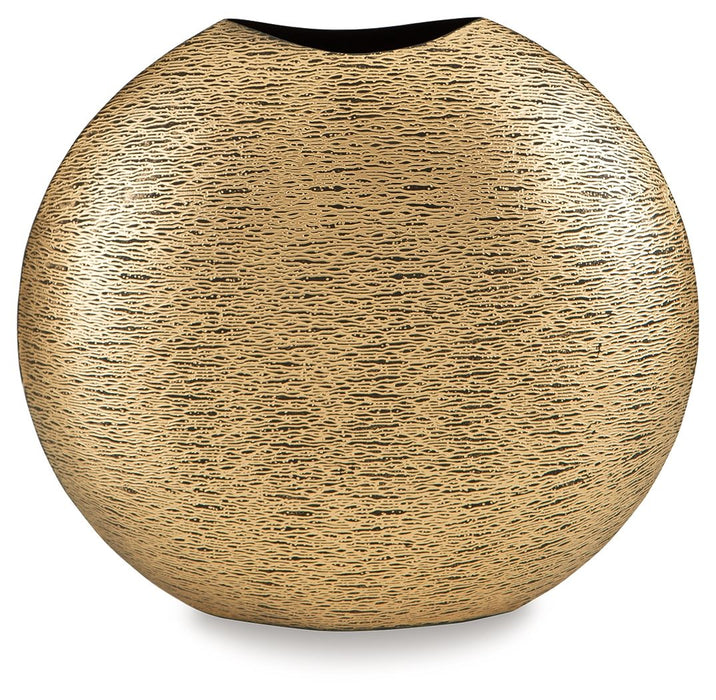 Iansboro - Vase - 11.5" - Antique Gold Finish