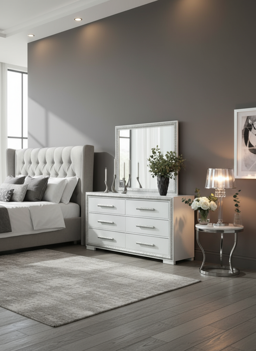 Andros Dresser Mirror and Bed Choose Your Size!!