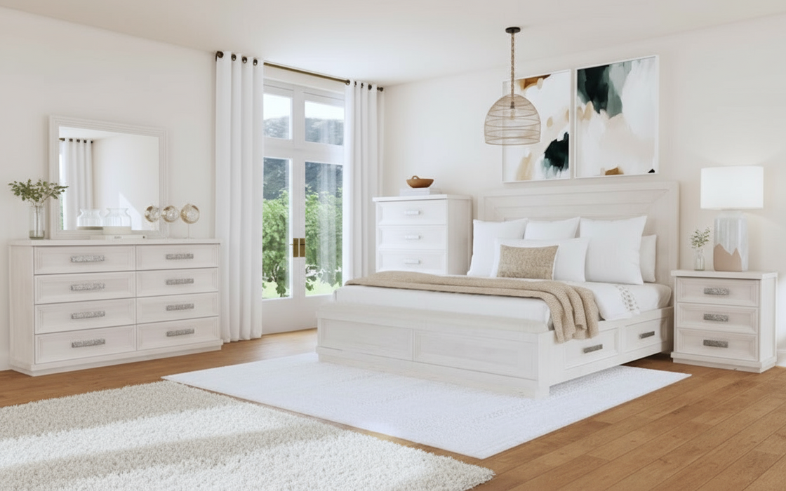 Avalanche Dresser Mirror Bed Choose Your Size!