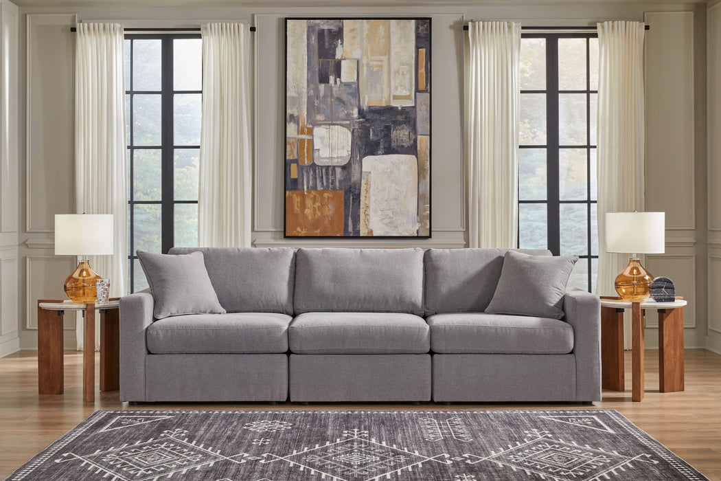 Modmax - Straight Sectional - Granite