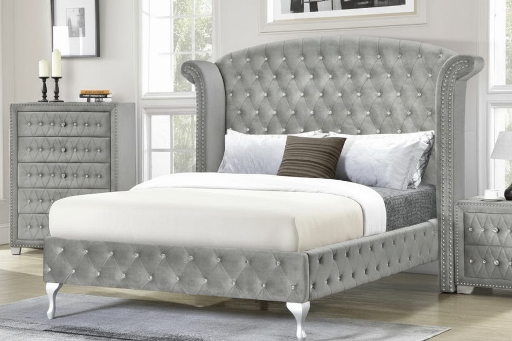 Angel Silver King Bed