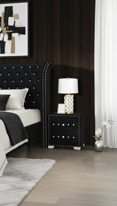 Ella Night Stand Black
