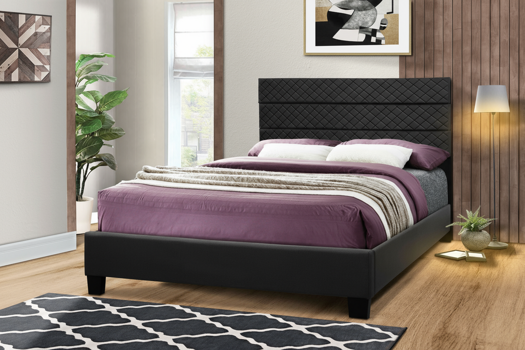 Claire Black Queen Bed          Clearance Sale!!!