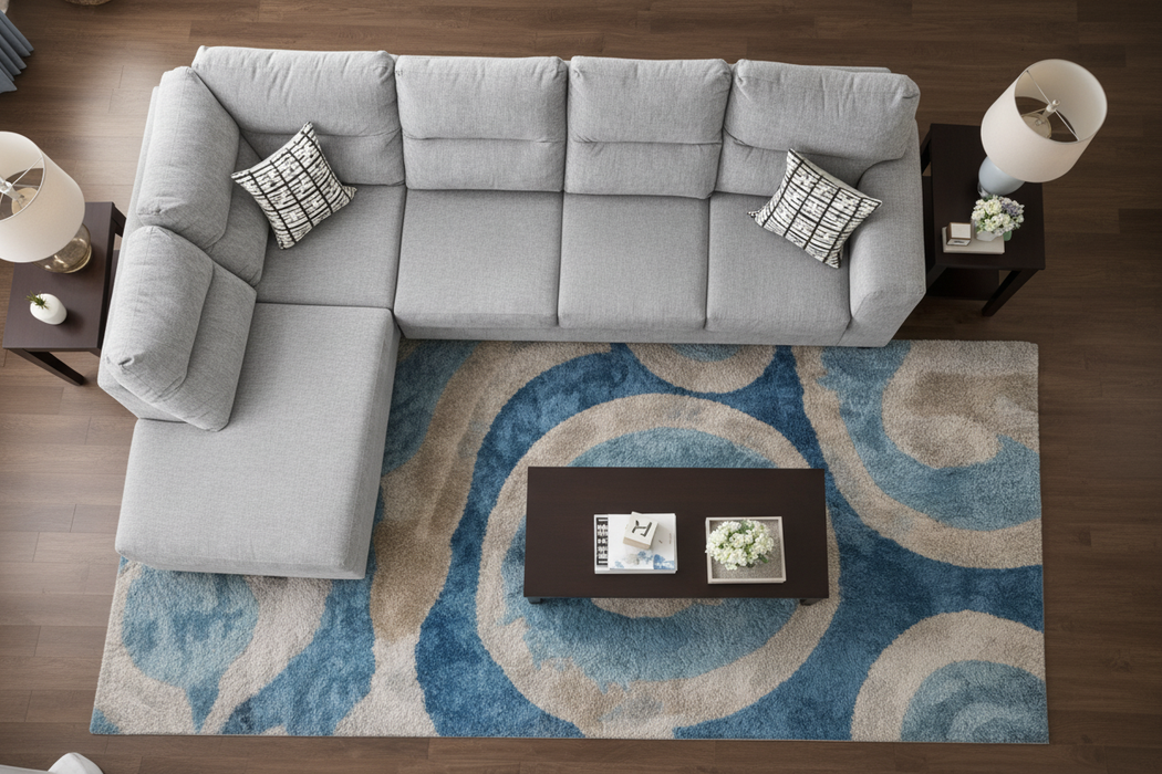 Shana Silver Sectional