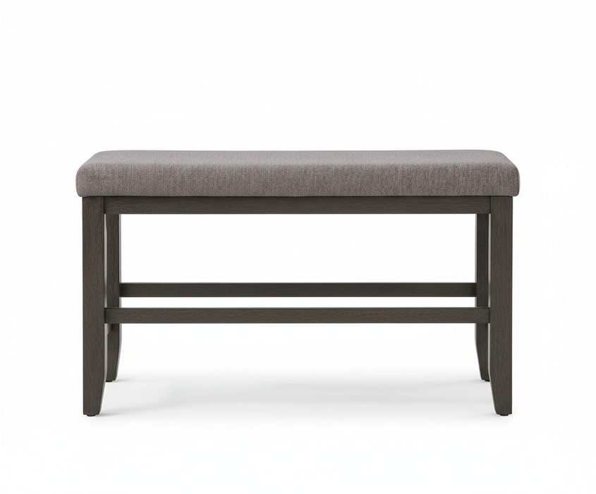 Bardstown Gray Counter Height Bench