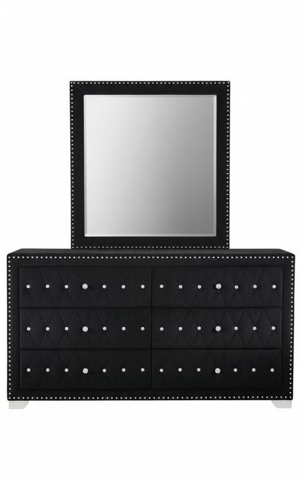 Ella Black Dresser Mirror