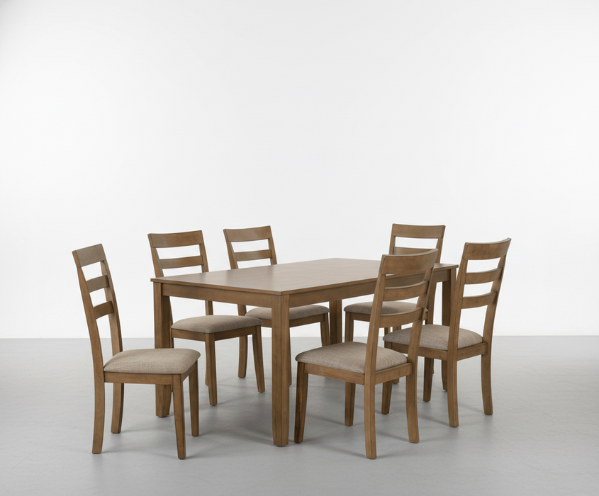 Budleigh Dining Table + 6 Chairs