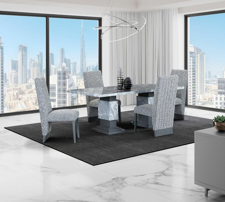 Zadine Table and 4 Chairs