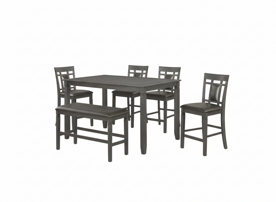 Siri Pub and 4 Chairs and Bench