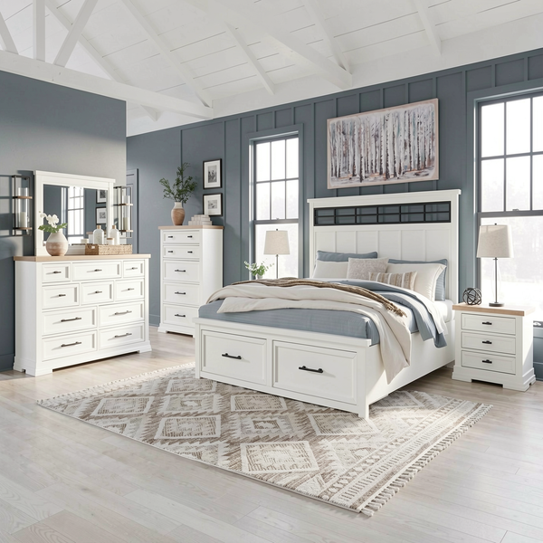 Ashbryn - Panel Storage Bedroom Set