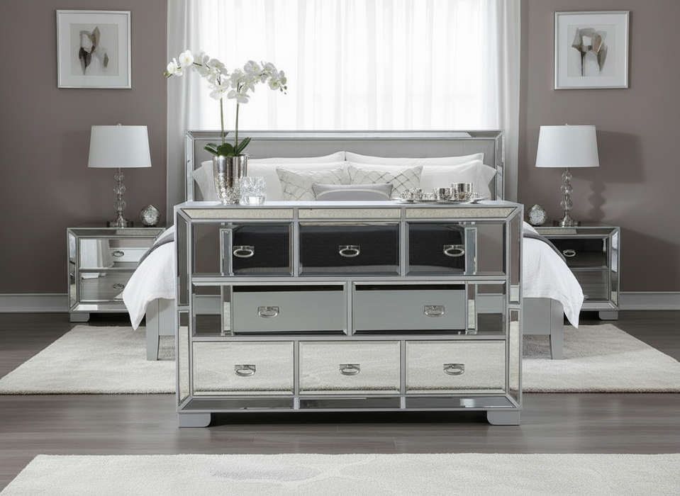 mirrored dresser Mirrored Dresser