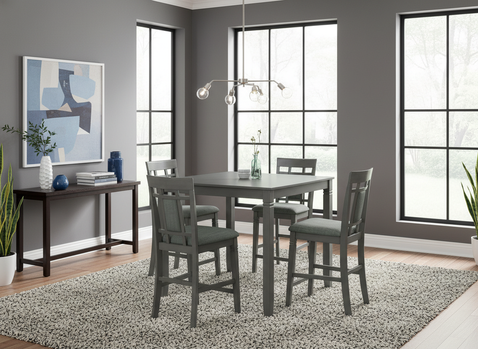 Acuna Pub Table + 4 Stools