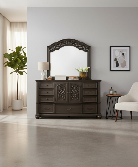 Brunswick Dresser Mirror Bed Choose Your Size!