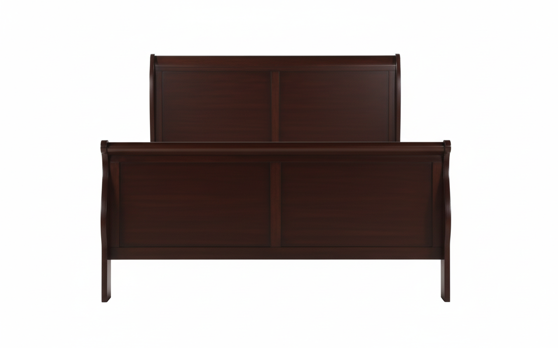 Louis Philip Cherry King Bed