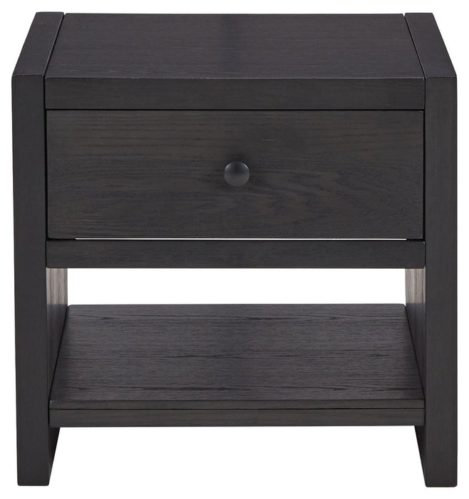 Foyland - Black - Square End Table