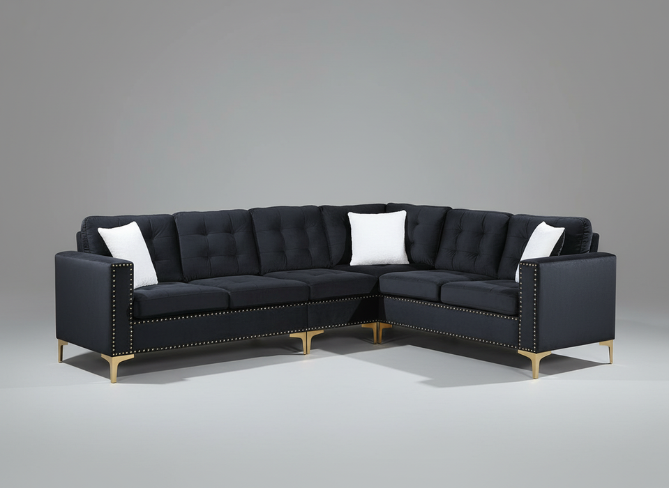 Lucia Black Sectional