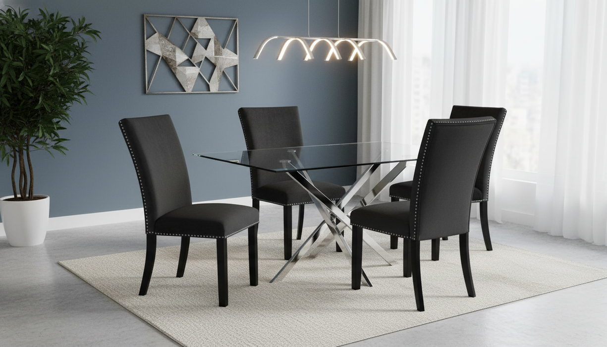 EJ Dining Table + 4 Chairs