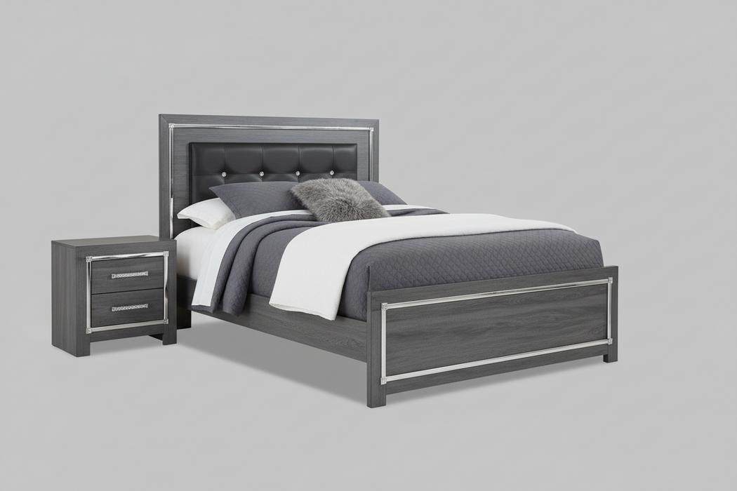 Lodanna - Panel Bed With Roll Slats