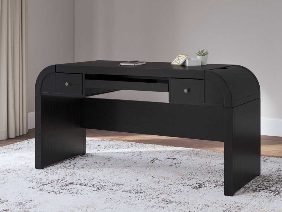 Rowanbeck - Black - Home Office Desk