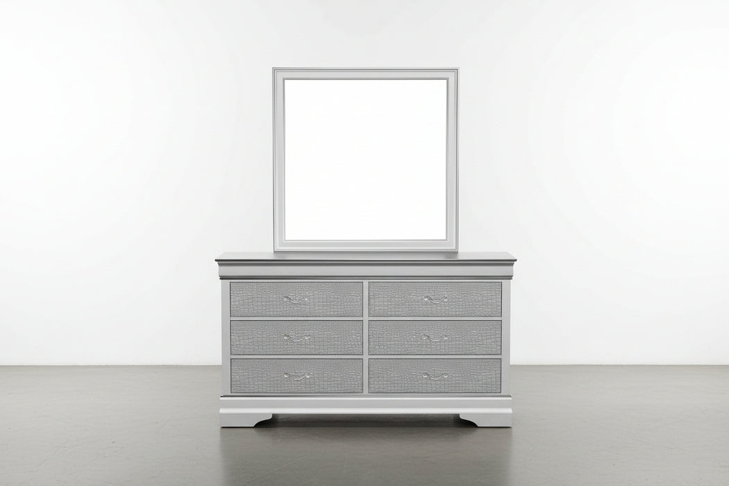 Verona Silver Dresser Mirror