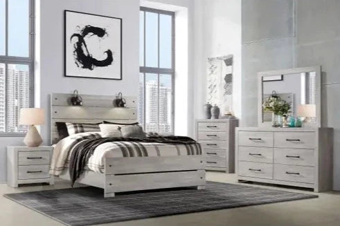 Linwood White Dresser Mirror Bed Choose Your Size