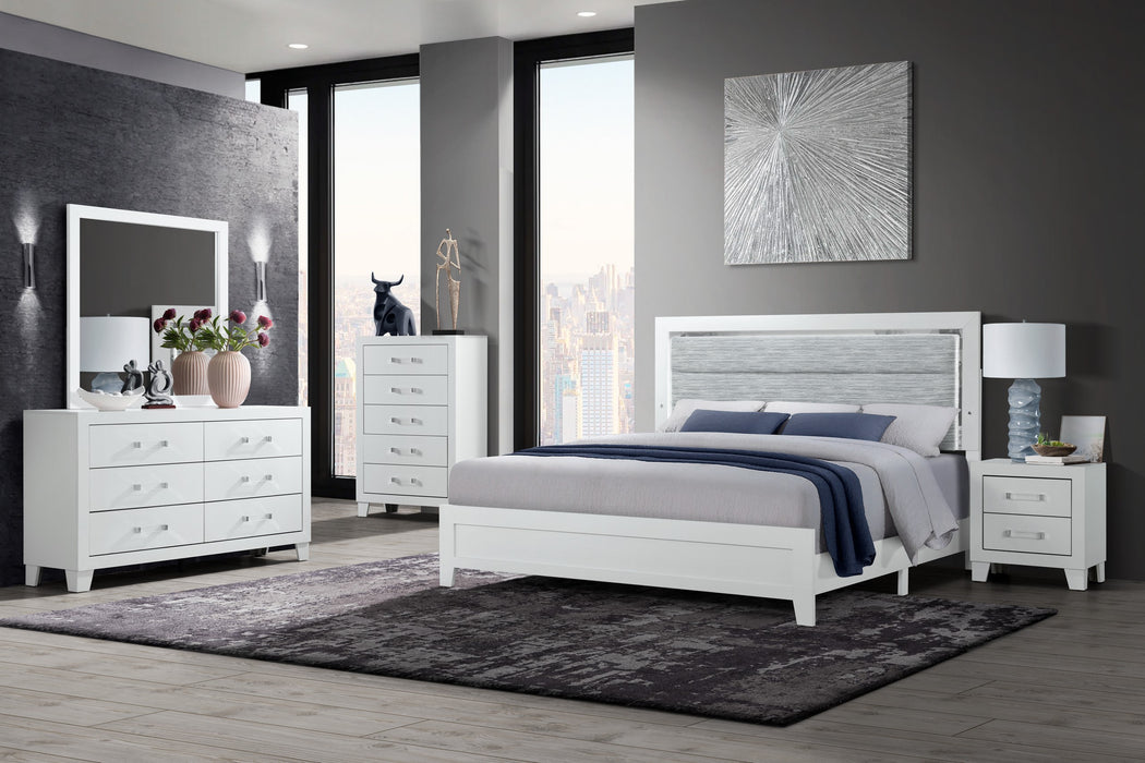 Luccia Dresser Mirror and Bed Choose Your Size!