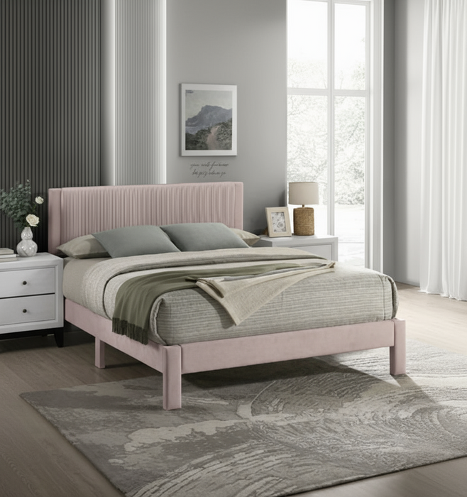 Lucia Pink Twin Bed
