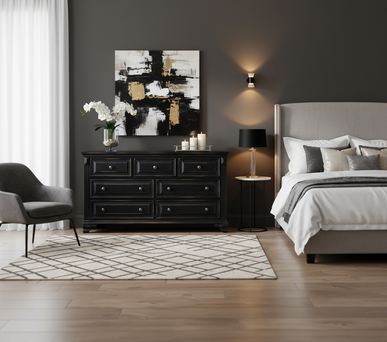 Ravenwood Dresser Mirror Queen Bed